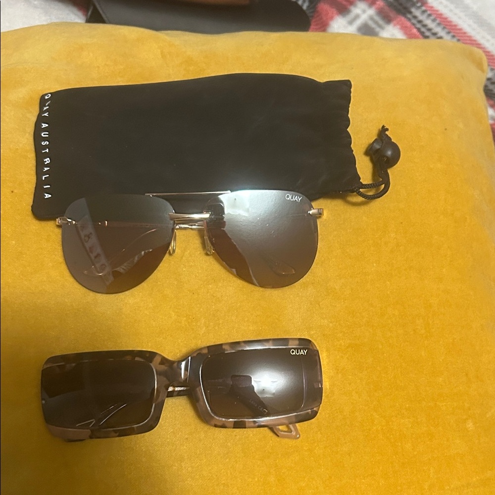 Quay Australia Sunglasses Set - Black and Brown
